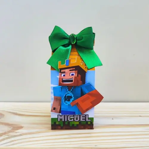 Caixa Milk Minecraft