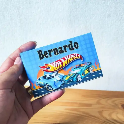 Caixa para Kitkat Hot Wheels
