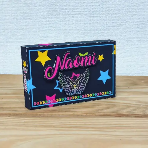 Caixa Personalizada Balada Neon para Kitkat
