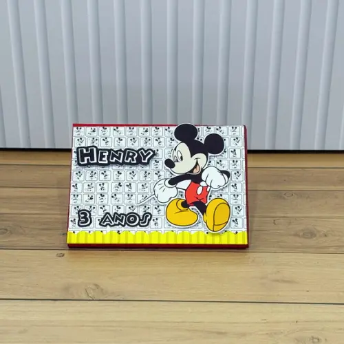 Caixa Personalizada Mickey para Kitkat