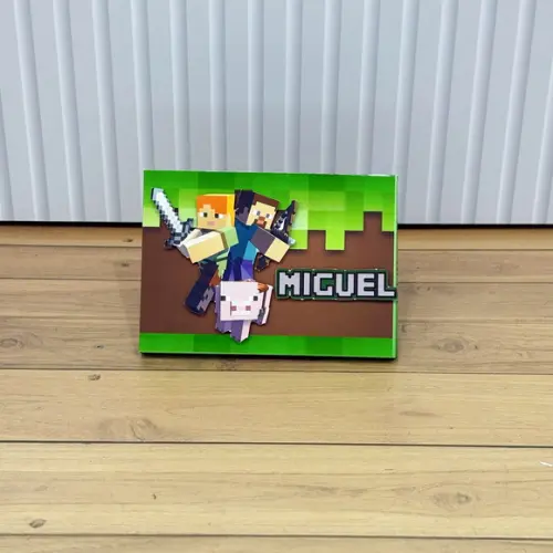 Caixa Personalizada Minecraft para Kitkat