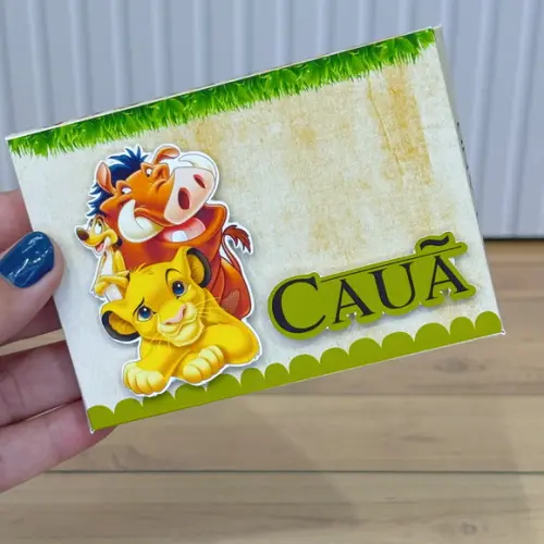 Caixa Personalizada Rei Leão para Kitkat