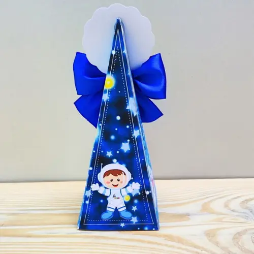 Caixa Pirâmide Astronauta
