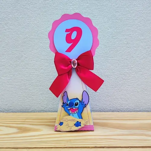 Caixa Pirâmide Lilo e Stitch
