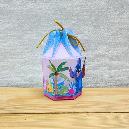 Caixa Sacolinha Stitch
