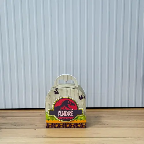 Kit 30 Caixas Personalizadas Dinossauro Jurassic Park