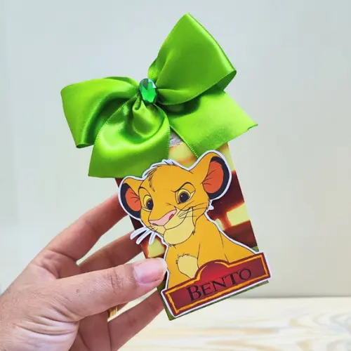 Kit 30 Caixas Personalizadas Rei Leão