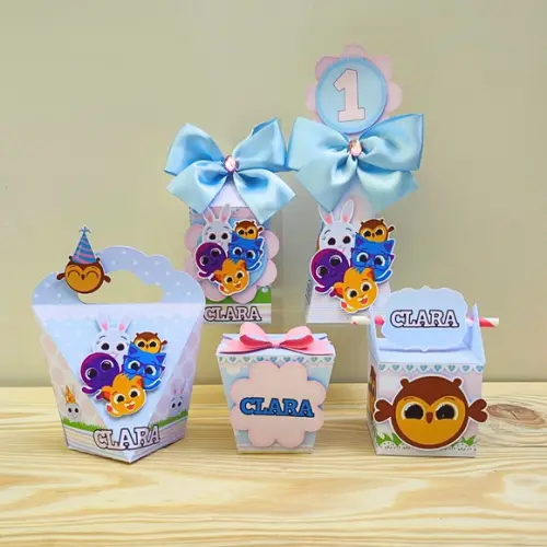 Kit 40 Caixas Personalizadas Bolofofos