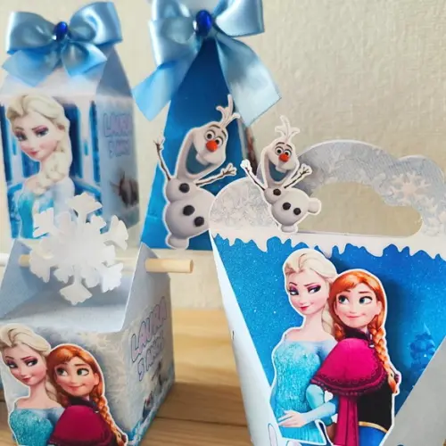 Kit 40 Caixas Personalizadas Frozen