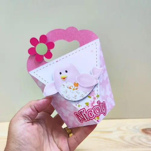 Kit 40 Caixas Personalizadas Jardim Encantado