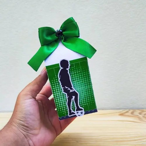 Kit 40 Caixas Personalizadas Futebol