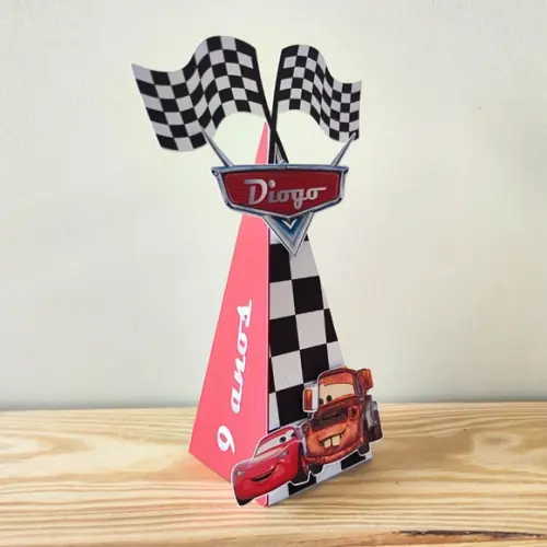 Kit 50 Caixas Personalizadas Carros Disney