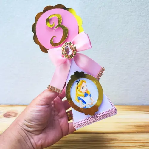 Kit de 30 Caixas Personalizadas Luxo Alice no Pais das Mara.