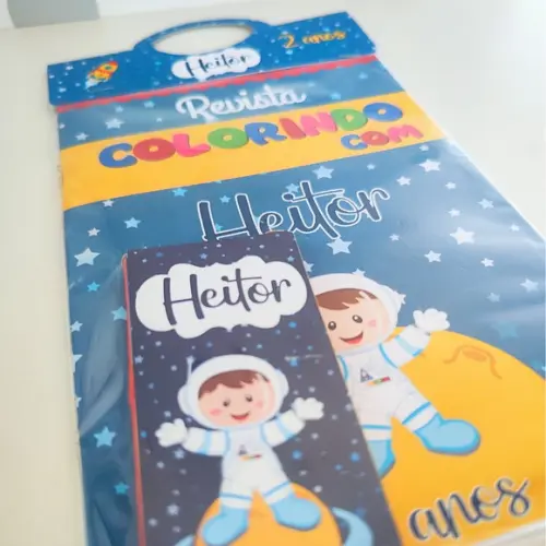 Kit de Colorir para Lembrancinha Astronauta