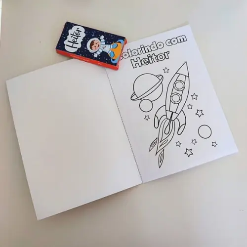Kit de Colorir para Lembrancinha Astronauta