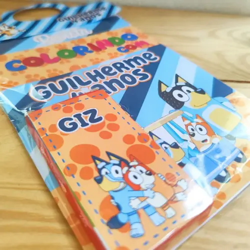 Kit de Colorir para Lembrancinha Bluey