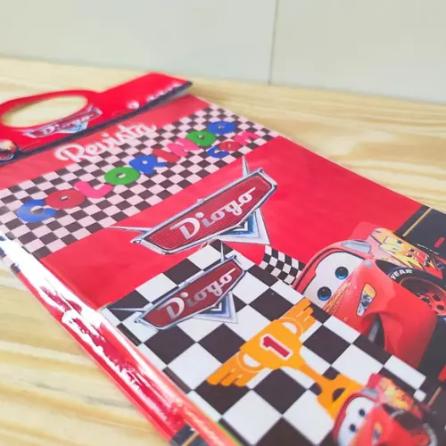 Kit de Colorir para Lembrancinha Carros Disney