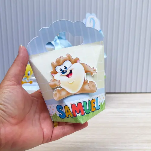 Kit Festa 15 Caixas Personalizada Baby Looney Tunes