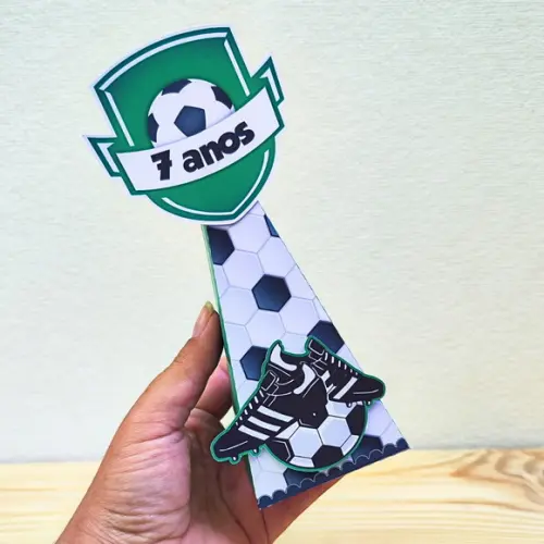 Kit Festa 15 Caixas Personalizadas Futebol