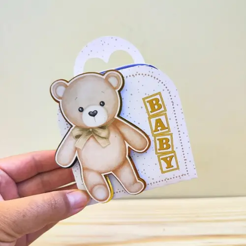 Kit Festa 15 Caixas Personalizadas Semi Luxo Chá Revelação