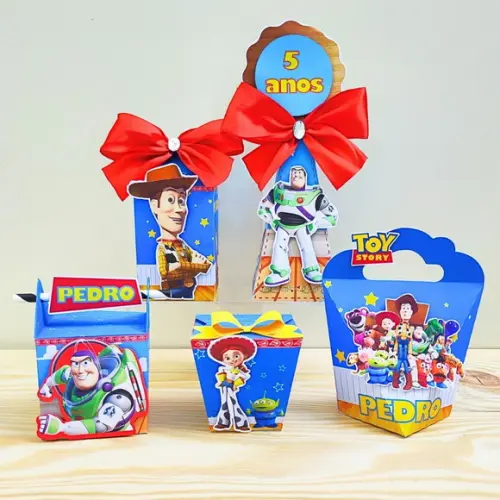 Kit Festa 15 Caixas Personalizadas Toy Story