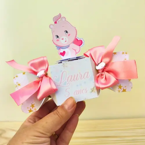 Kit Festa 15 Caixas Personalizadas Ursinhos Carinhosos