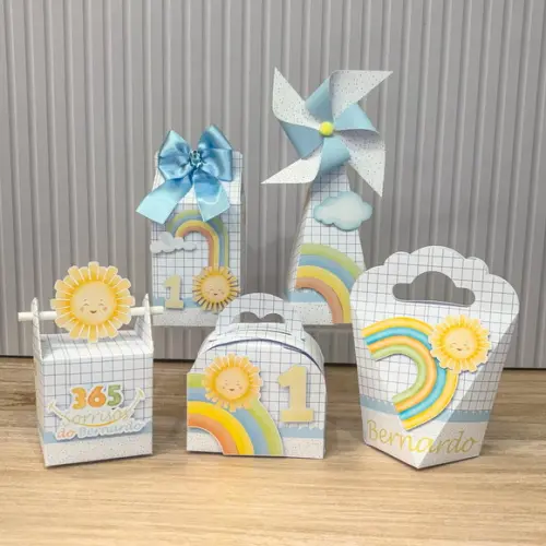 Kit Festa 20 Caixas Personalizadas 365 Sorrisos