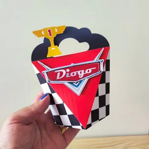 Kit Festa 20 Caixas Personalizadas Carros Disney