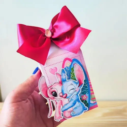 Kit Festa 20 Caixas Personalizadas Lilo e Stitch