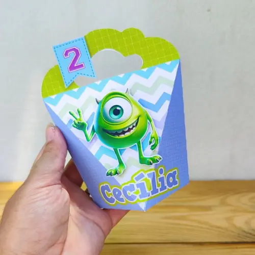 Kit Festa 20 Caixas Personalizadas Monstros S.a