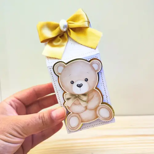 Kit Festa 20 Caixas Personalizadas Semi Luxo Chá Revelação