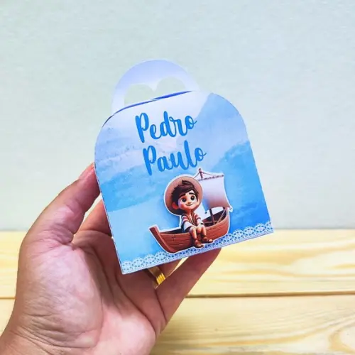 Kit Festa 20 Caixas Personalizadas Tu És Pedro