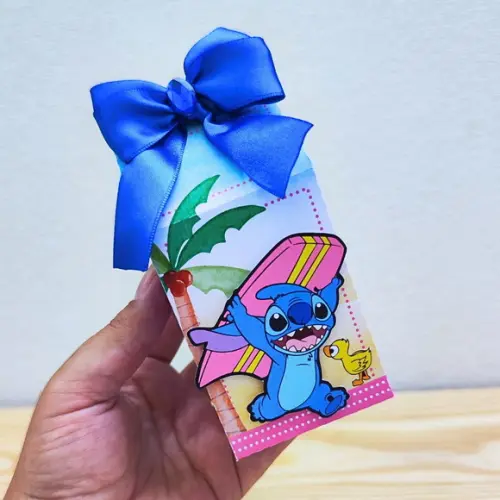 Kit Festa 30 Caixas Personalizadas Lilo e Stitch