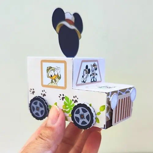 Kit Festa 30 Caixas Personalizadas Mickey Safari
