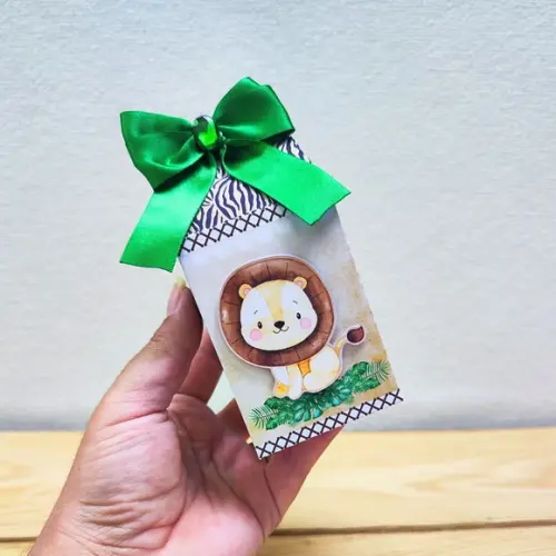 Kit Festa 30 Caixas Personalizadas Safari Menino