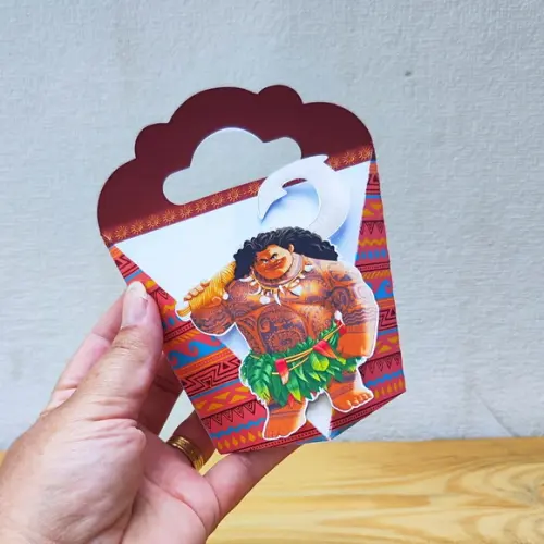 Kit Festa 40 Caixas Personalizadas Moana 2