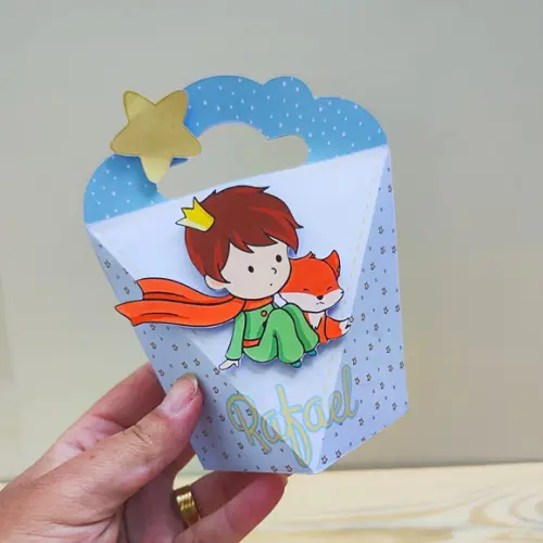Kit Festa 40 Caixas Personalizadas Pequeno Principe