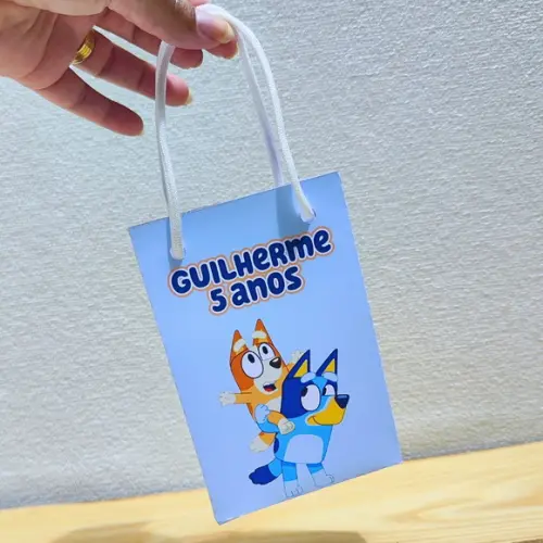 Sacola para Lembrancinha Bluey