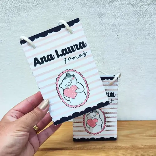 Sacola para Lembrancinha Gatinha