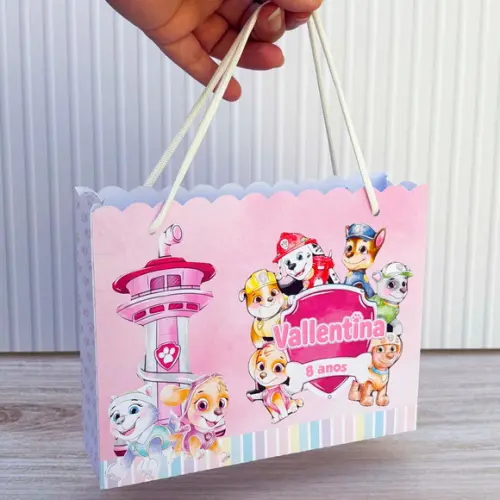 Sacola Tamanho G Personalizada Skye e Everest