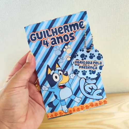 Saquinho Metalizado Bluey