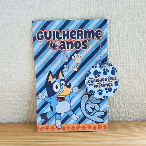 Saquinho Metalizado Bluey