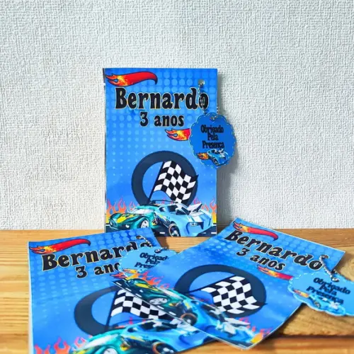 Saquinho Metalizado Hot Wheels