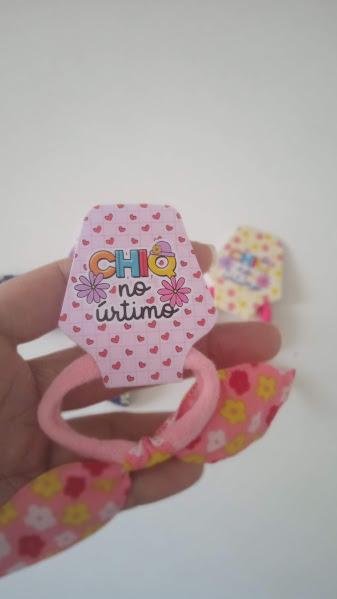 Elastico de Cabelo Personalizado Brinde de Festa Junina