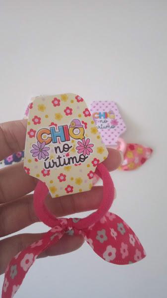 Elastico de Cabelo Personalizado Brinde de Festa Junina
