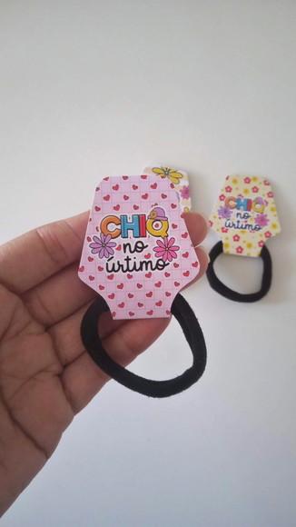 Elástico de Cabelo Personalizada Brinde de Festa Junina