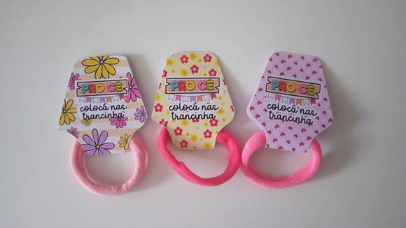 Elástico de Cabelo Personalizada Brinde de Festa Junina