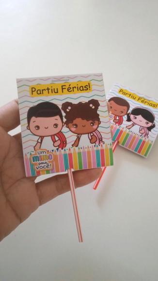 Lembrancinha para Alunos - Capa para Pirulito (sem doce)