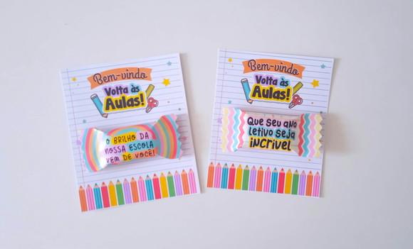 Lembrancinha para Alunos - Balinha Volta às Aulas