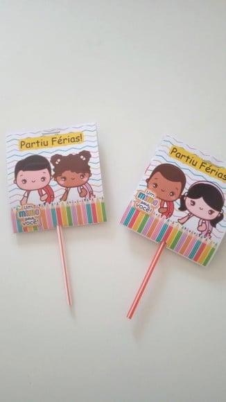 Lembrancinha para Alunos - Capa para Pirulito (sem doce)